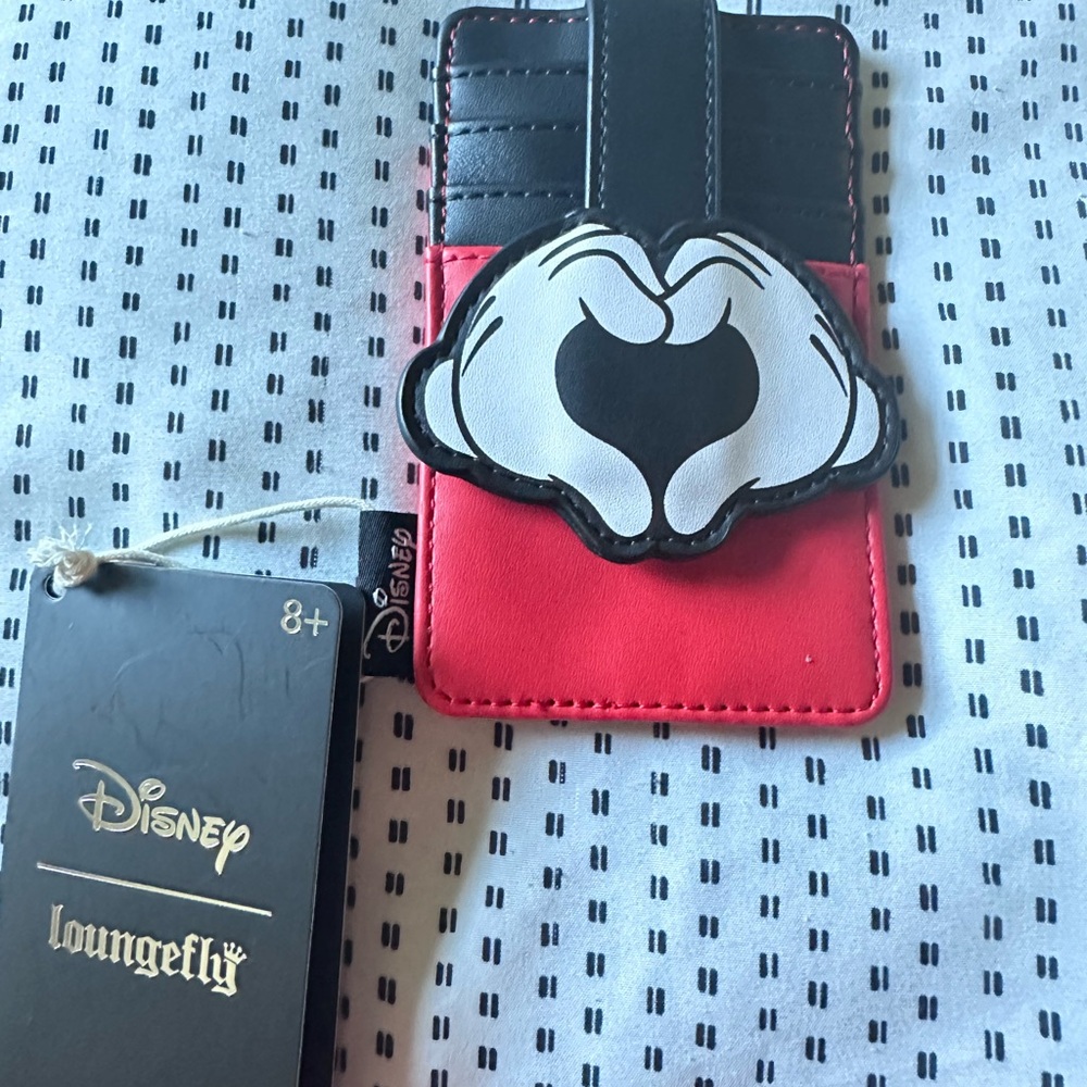 Loungefly Mickey Red and Black Card Holder
